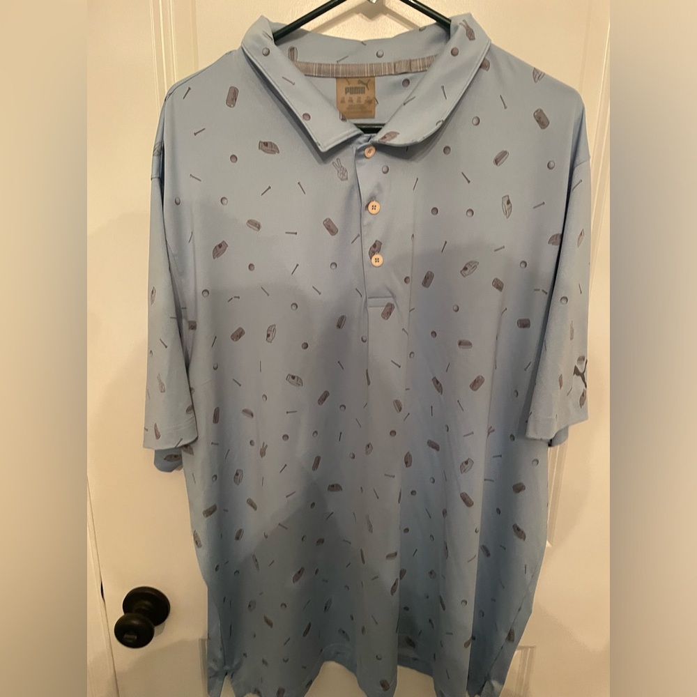Puma dri fit golf shirt